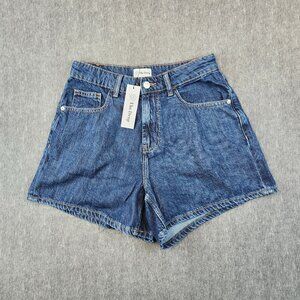 The Drop Mom Roman Dark Indigo Shorts Women Size 26 NWT